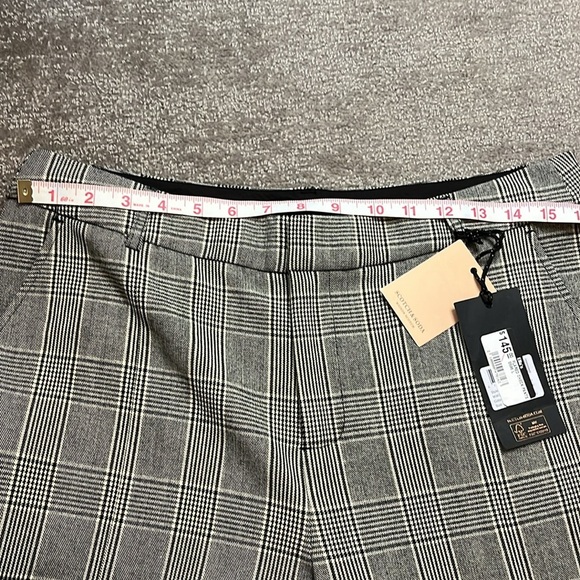 NWT Scotch&Soda Flared Check Pants Size L - Picture 2 of 12